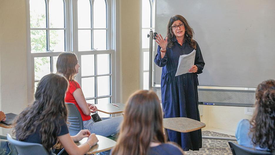 My first-year Scribner Seminar, The Business of Food, was taught by Professor of Management and Business Caroline D'Abate ’93, who is offering it again in fall 2024.  